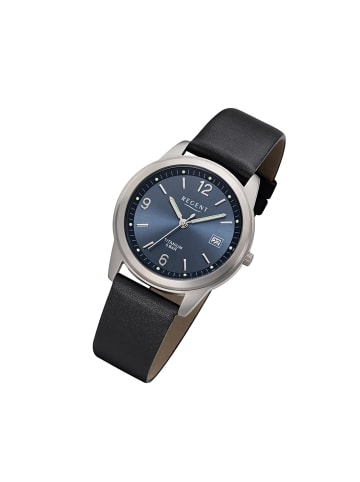 Analog-Armbanduhr Regent Titan-Uhren schwarz mittel (ca. 36mm)