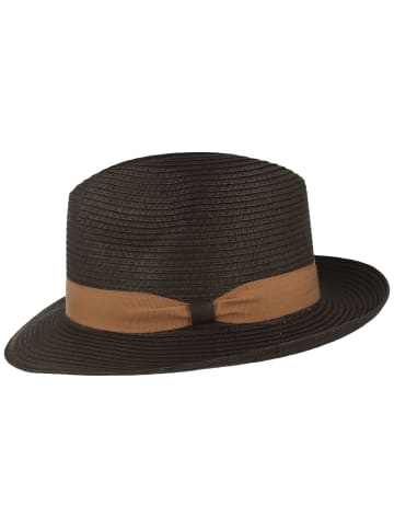 Strohhut in schwarz