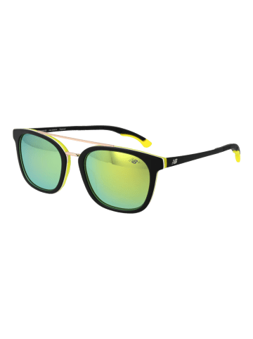 Herren Sonnenbrillen Oval Schwarz