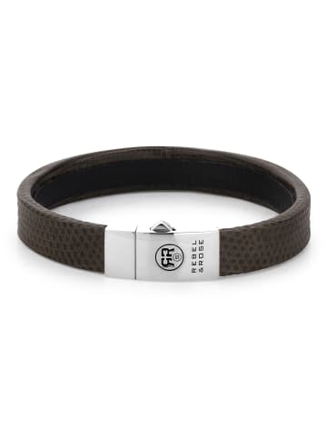 Armband The Structured Leather in grün
