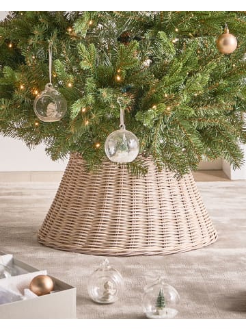 Weihnachtsbaumkragen FLOCON in Braun - (W) 47 x (H) 24 x (L) 47 cm