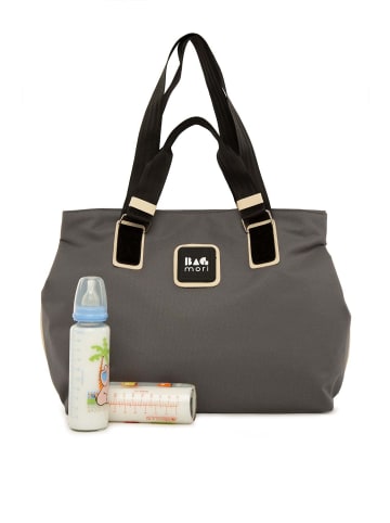 Wickeltasche - Schultertasche in Grau