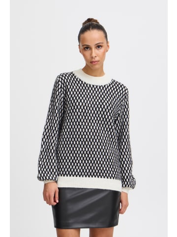 Strickpullover IHKAMARA Loose fit in Black