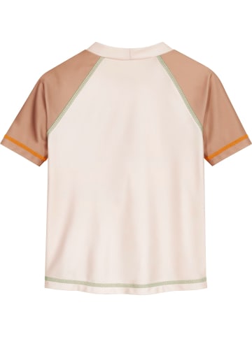 UV-Schutz Shirt 1/2-Arm Wildtiere in braun