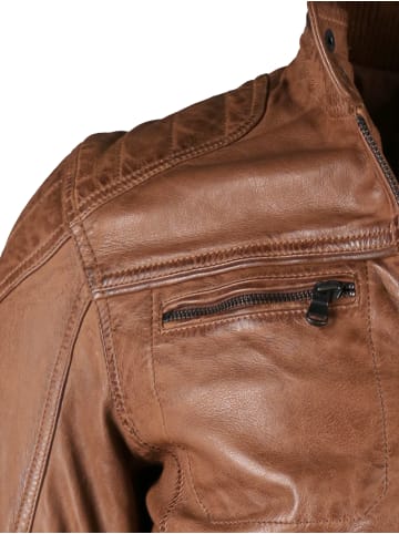 Lederjacke 40700 in cognac