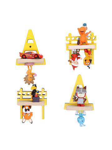 Regal Baustelle Kinder Toniebox Tonies Figuren in Gelb