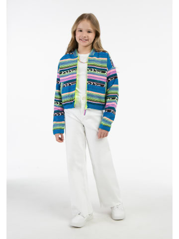 Mädchen Bomberjacke in Mehrfarbig Neon Grün