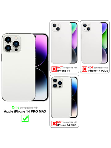 Handykette für Apple iPhone 14 PRO MAX Hülle in LIQUID SCHWARZ