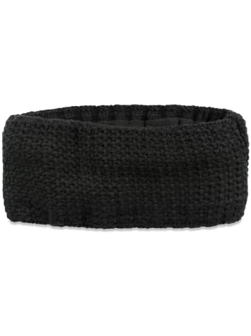 Häkel Stirnband in Schwarz