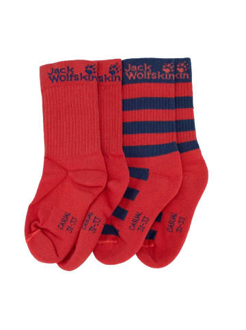 Accessoires Casual Organic Classic socks in Rot