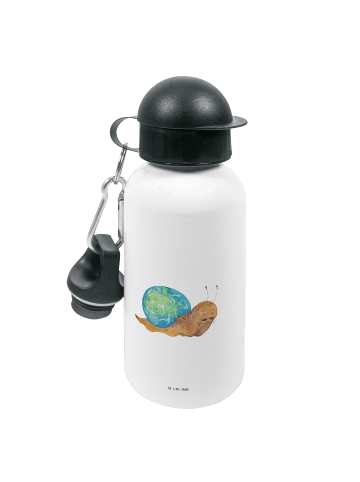 Wasserflasche Schnecke Sir ohne Spruch in Weiß