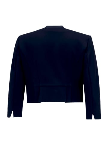 Bolero-Jacke mit Kellerfalten in Night Sky