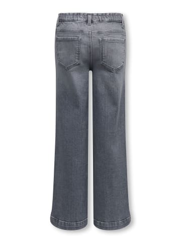 Jeans mit weitem Bein in Medium Grey Denim