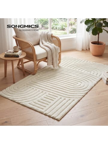Teppich Hila in Cremeweiß - (B)80 x (H)1 x (T)150 cm