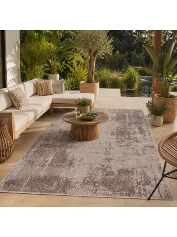 In- & Outdoor Teppich Carpetto Vintage in beige