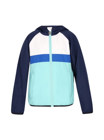 Mädchen (Kids) Anorak in Türkis Colorblock