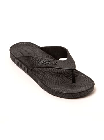 Zehentrenner "Gummix" in Schwarz