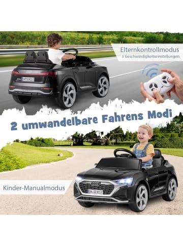 Kinder Elektroauto Audi SQ8 in Schwarz
