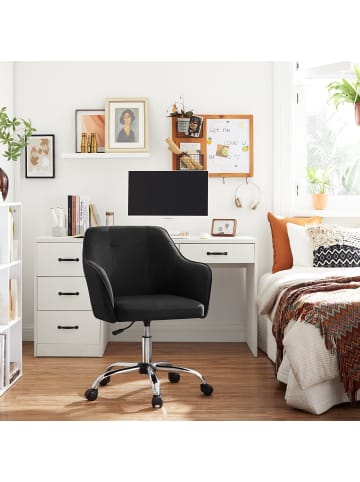 2er-Set: Bürostuhl Tyra in Schwarz - (B)58 x (H)96 x (T)60.8 cm