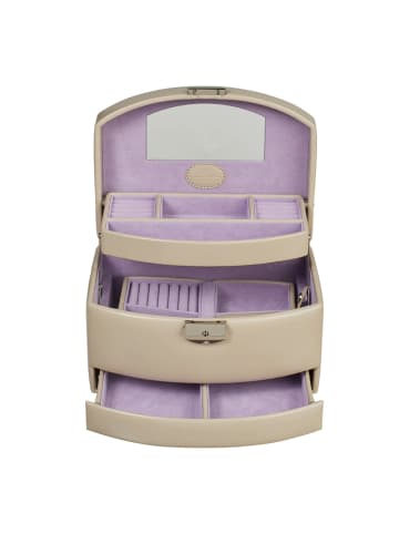 Merino Schmuckkasten 23 cm beige