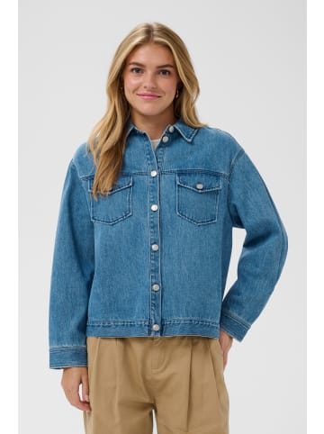 Jeansjacke PindreSZ Lockere Passform in Medium Blue Denim