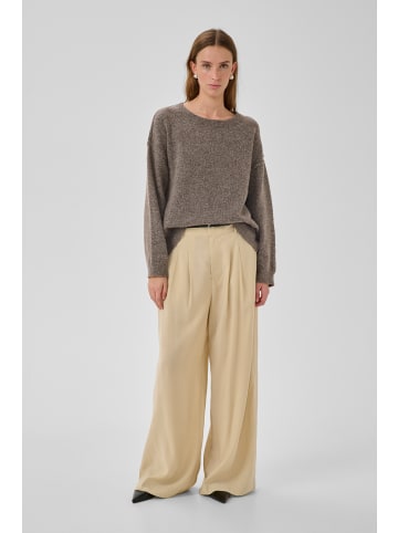 Strickpullover MWPaloma Box fit in Brown melange