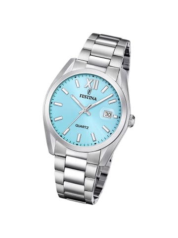 Analog-Armbanduhr Festina Klassik silber groß (ca. 40mm)