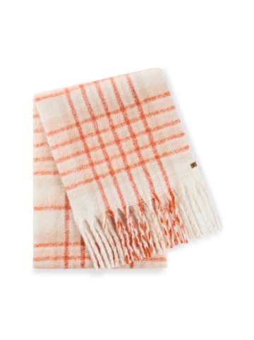 Strickschal aus weichem Material in Orange