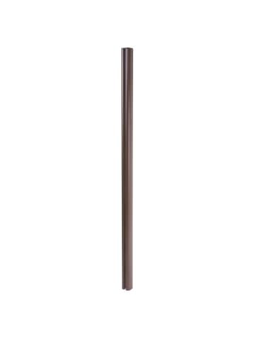Alu-Pfosten Savoie für WPC-Zaun, 240cm, braun