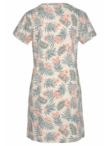 Sleepshirt in sand-bedruckt