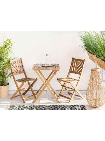 3-tlg Bistro Set TERNI in Braun