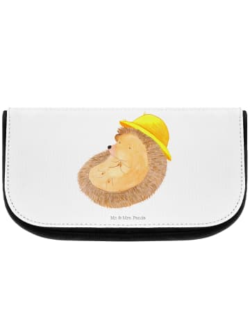 Schminktasche Igel Beten ohne Spruch in Weiß