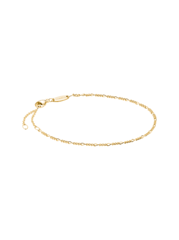 Charm-Armband Figaro-Design in gold