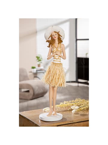 Figur Suzanne creme, weiß - (H) 59 cm