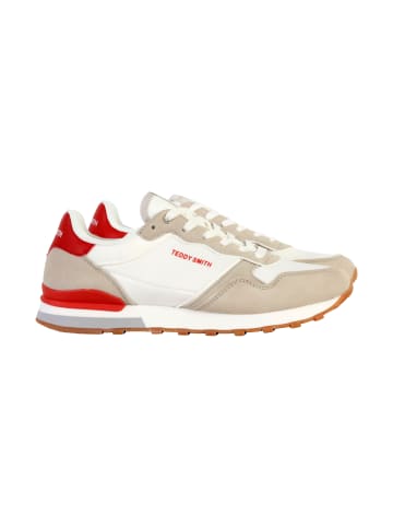 Leder-Sneaker Weiß