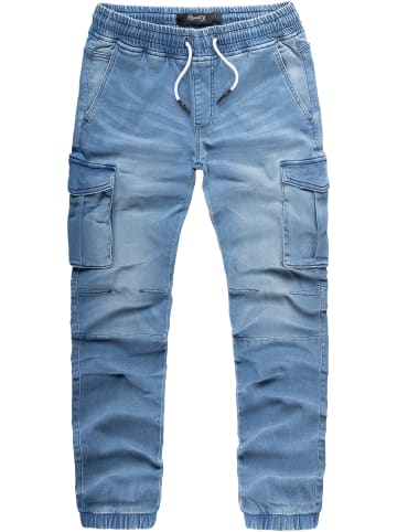 Sweathose in Denim Optik CILIAN in Hellblau
