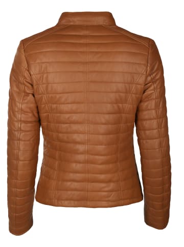 Lederjacke Sota in cognac