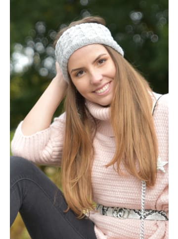 Strick Stirnband in Rose