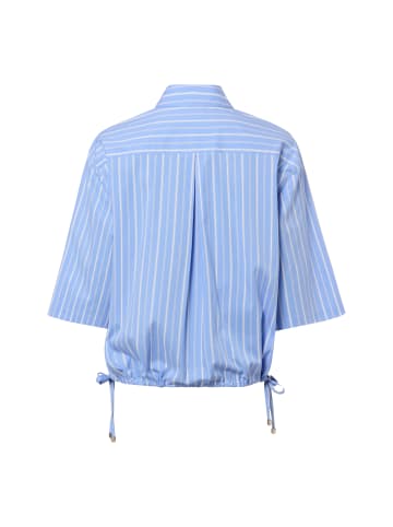 Bluse in blau weiß