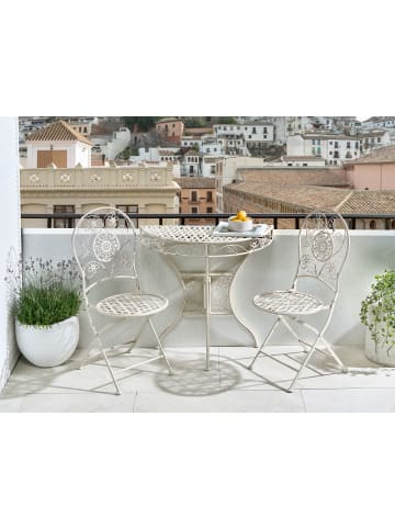 3-tlg Bistro Set YAVIZA in Beige