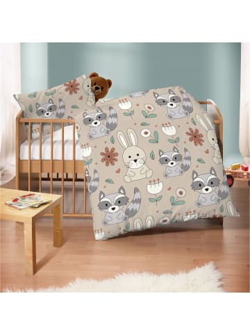 Fein Biber Kinder-Bettwäsche in beige