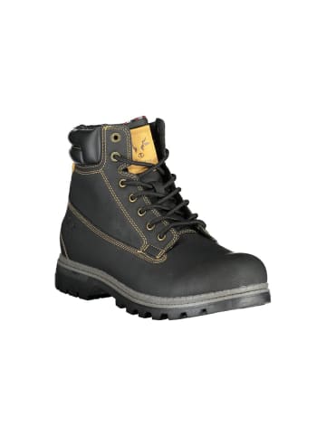 Schwarz Polyurethan Herren Knöchel Stiefel