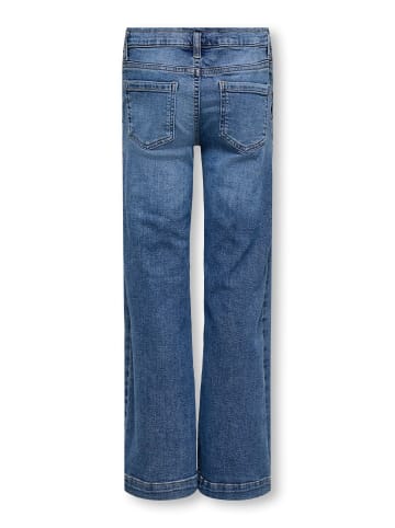 Jeans mit weitem Bein in Light Blue Denim