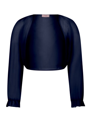 Bolero-Jacke mit gekräuseltem Ausschnitt in Night Sky