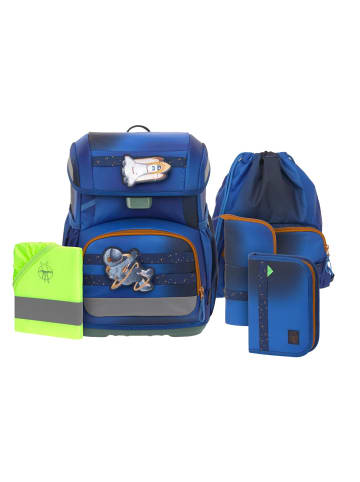 Lässig Schulranzen-Set 6-teilig Light, Unique Space blue
