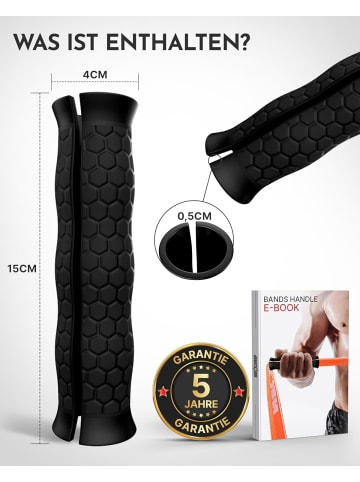 Handtrainer "BHS210" in Schwarz, 15x4 cm
