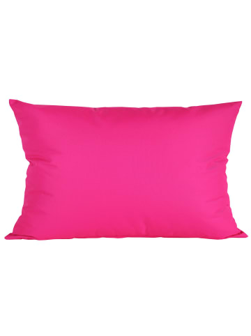 1x Outdoor Kissenhülle 30x50cm Uni in Pink