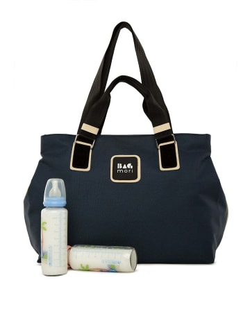 Wickeltasche - Schultertasche in Marineblau