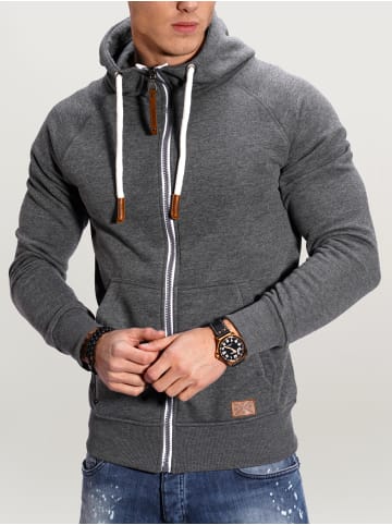 Sweatjacke BHTANSER in dunkelgrau