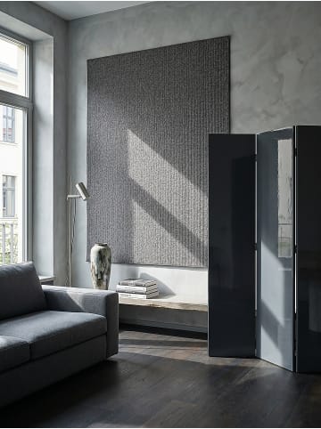 Teppich Kurzflor Uni pflegeleicht Wohnzimmer Schlafzimmer Flur in Anthrazit